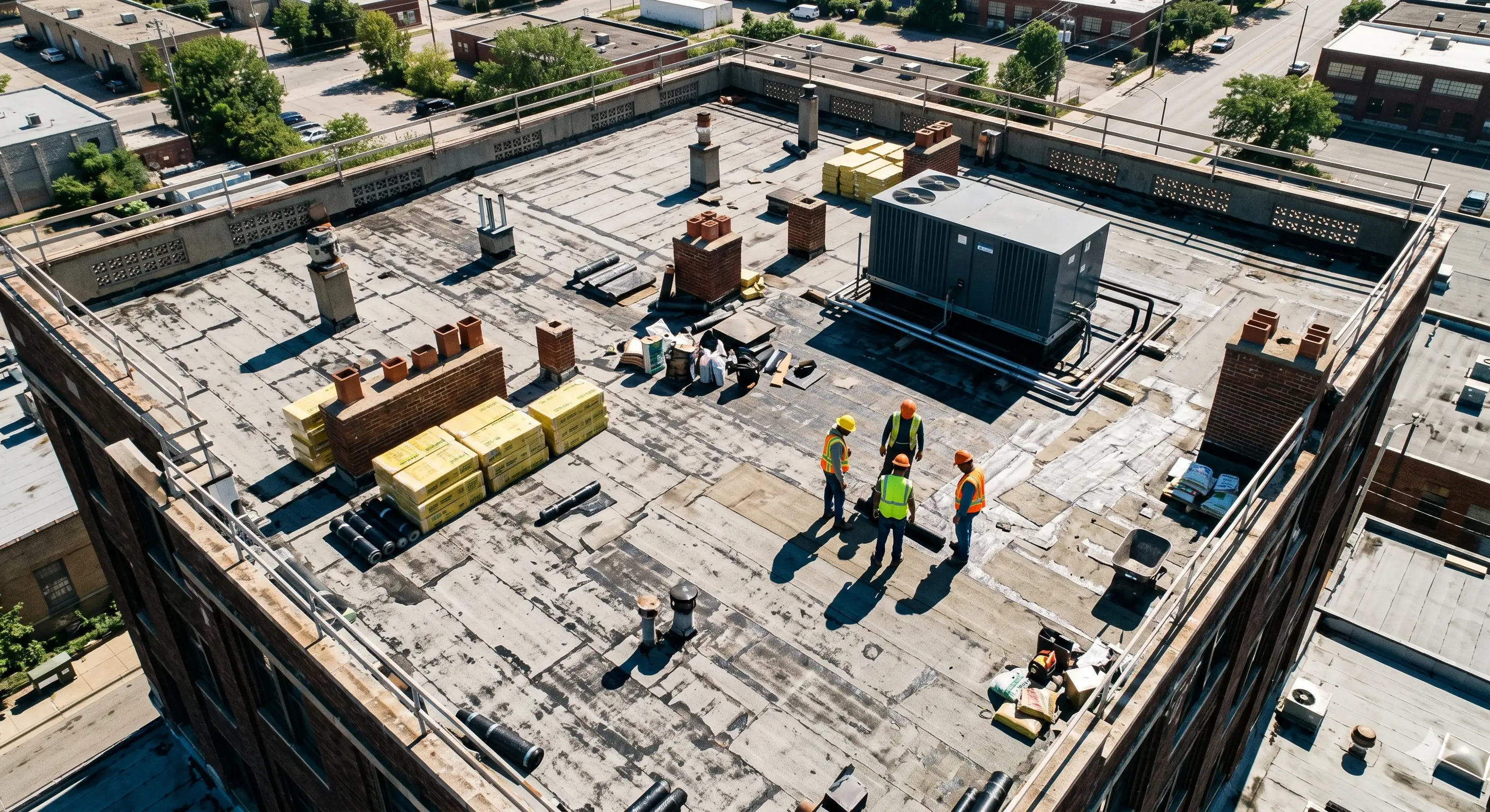 Drone hovering above a residential home documenting the roof and exterior